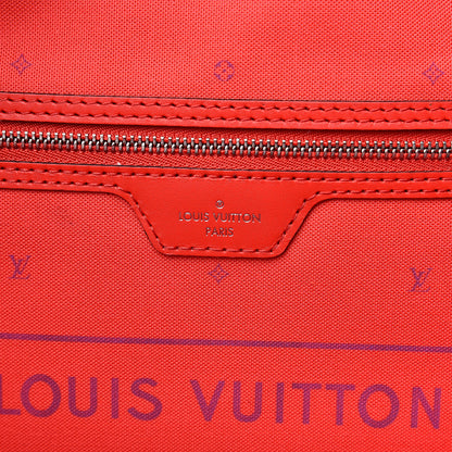 Louis Vuitton Monogram Escale Neverfull MM Rouge 5 of 8