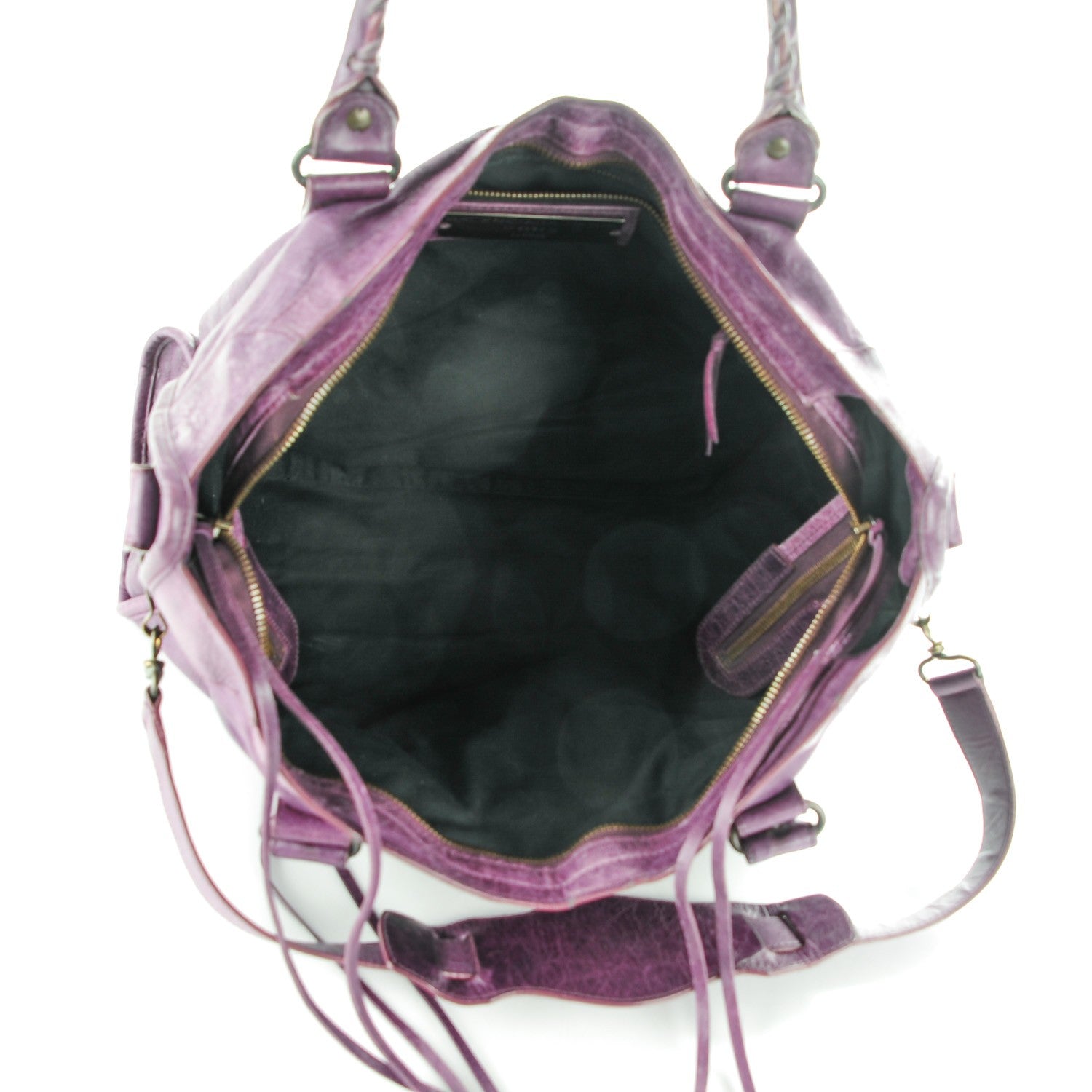 Balenciaga Agneau Classic Hardware City Raisin 6 of 8