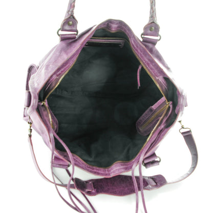 Balenciaga Agneau Classic Hardware City Raisin 6 of 8