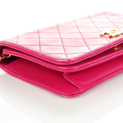 Chanel Lambskin Quilted Small Evening Flap Pink 10 of 10