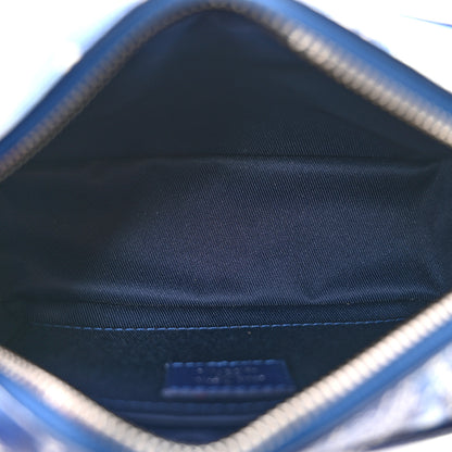 Louis Vuitton Cowhide Monogram Bandana Mini Soft Trunk Blue 5 of 12