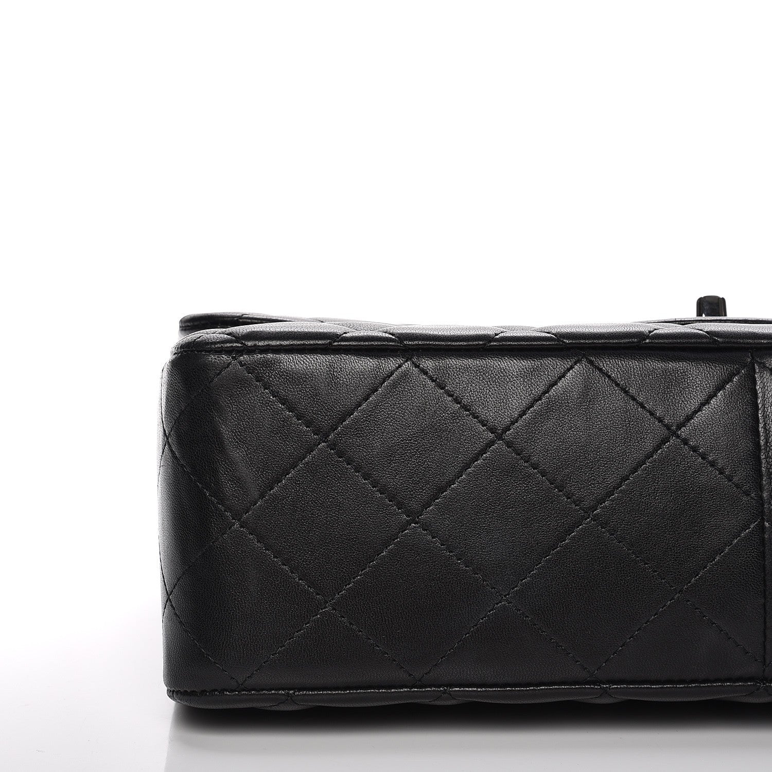 Chanel Lambskin Quilted Jumbo Single Flap Black 10 of 13