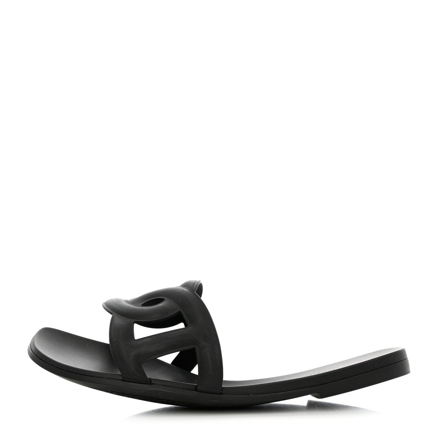 Rubber Aloha Sandals 38 Black