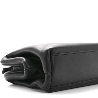Bottega Veneta Calfskin Small The Point Triangle Bag Black 8 of 13