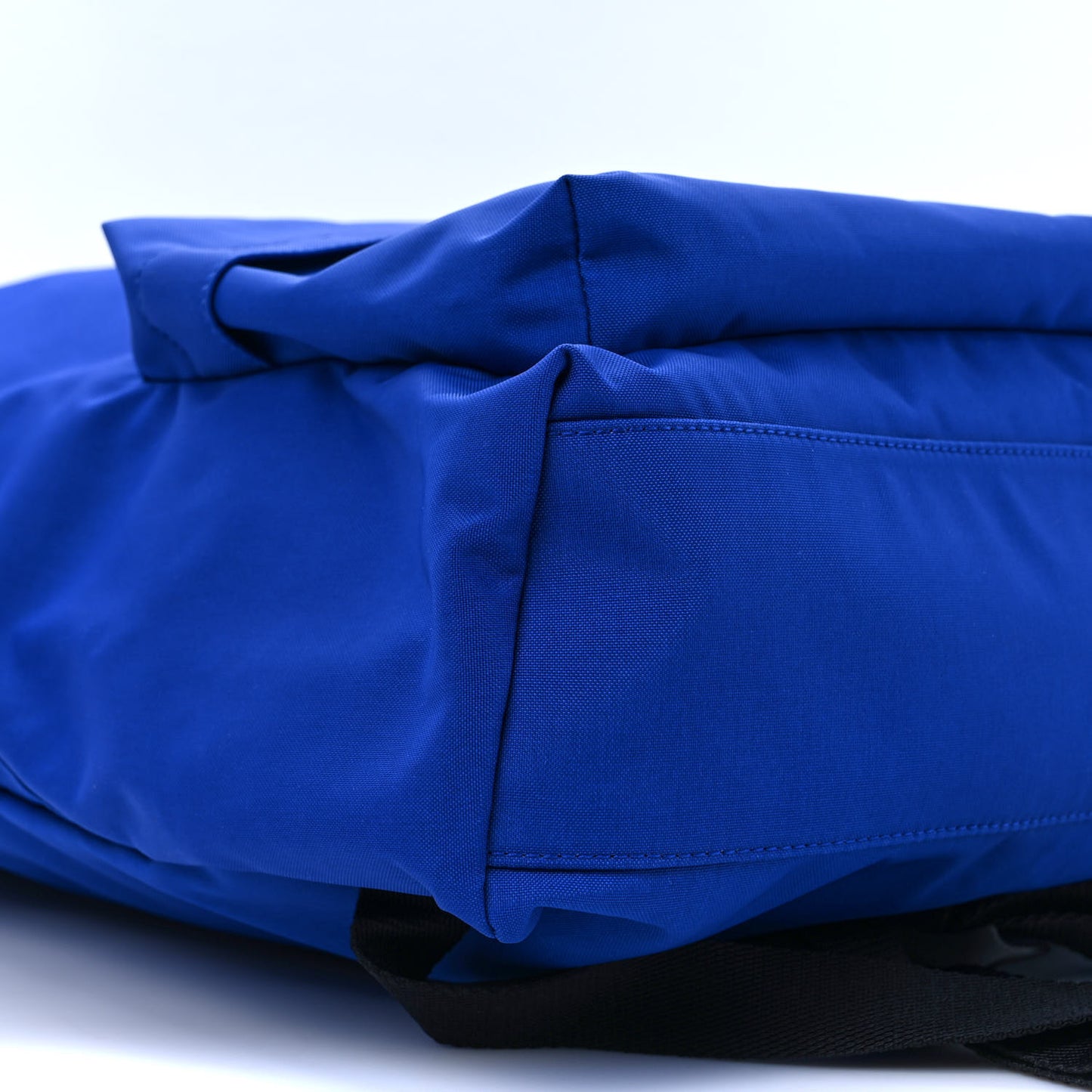 Nylon Wheel Logo Backpack Blue