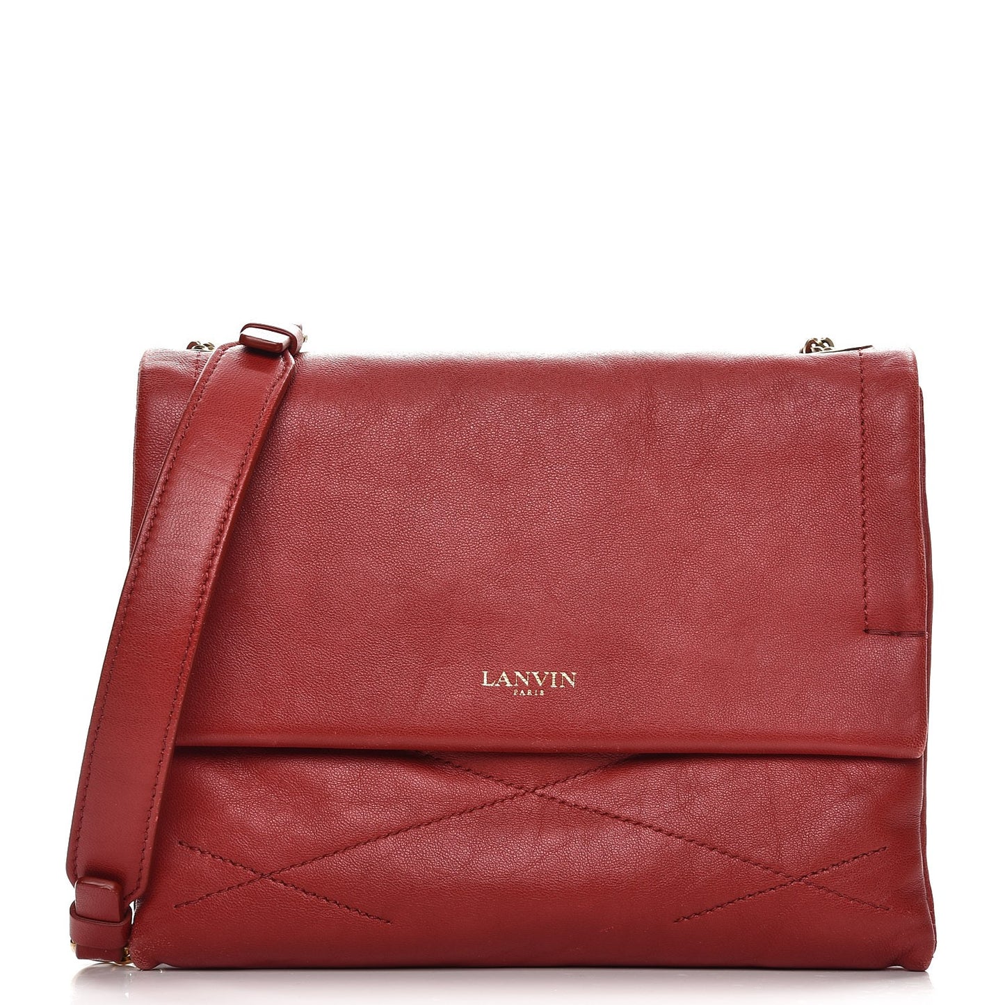 Lambskin Mini Sugar Flap Shoulder Bag Red