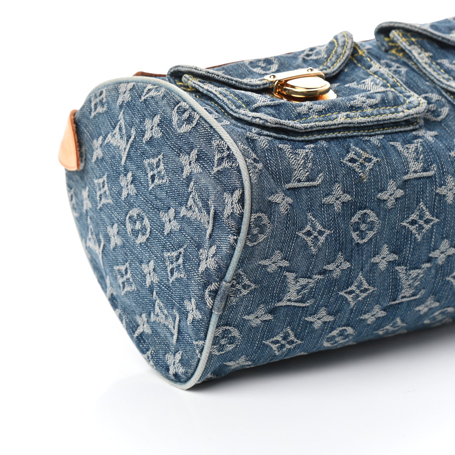 Louis Vuitton Monogram Denim Neo Speedy Blue 9 of 10