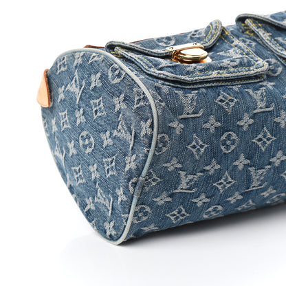 Louis Vuitton Monogram Denim Neo Speedy Blue 9 of 10