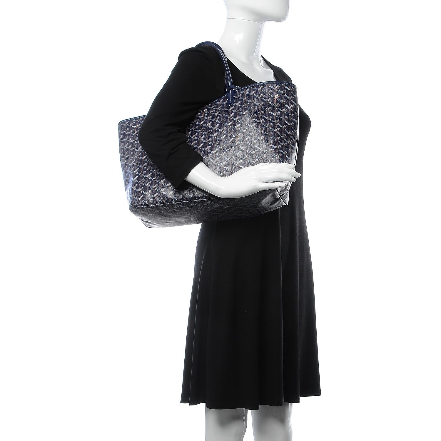 Goyard Goyardine Saint Louis PM Navy 2 of 7