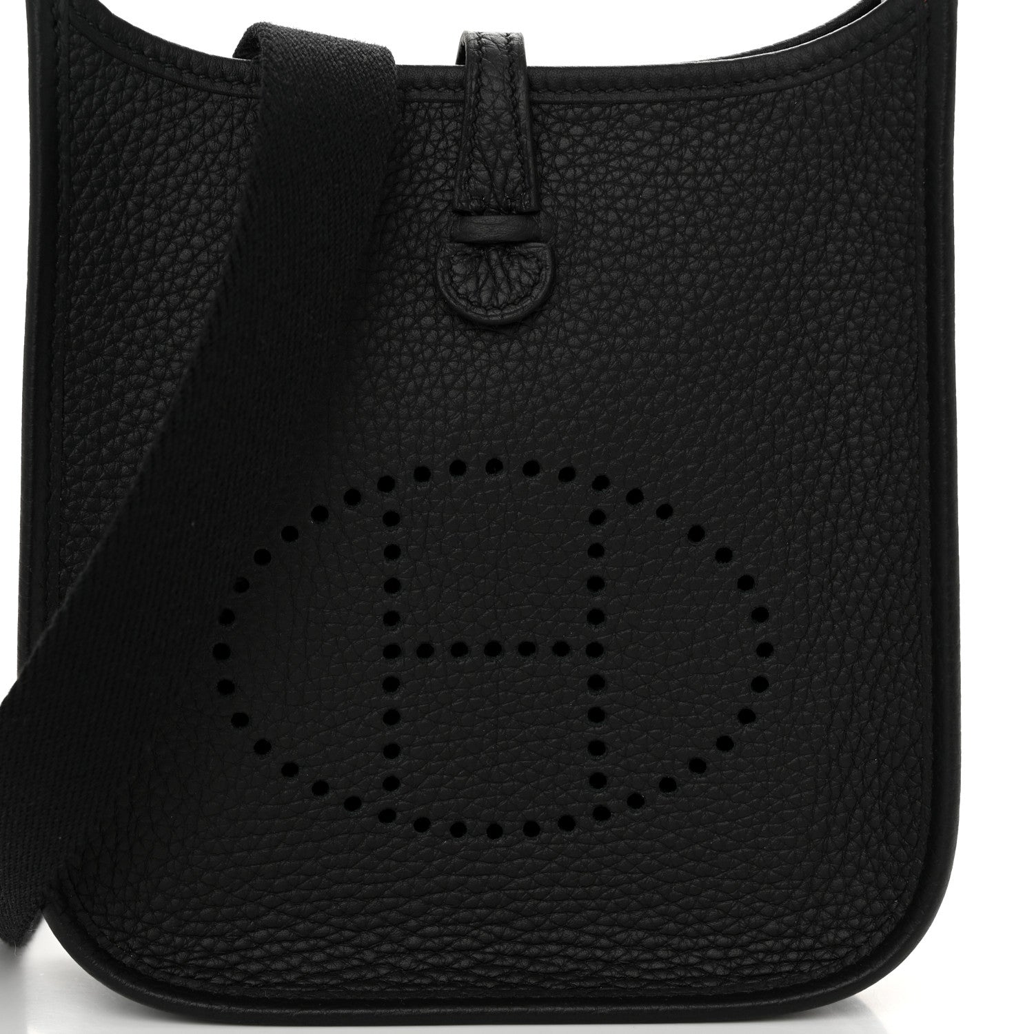 Hermes Taurillon Clemence Evelyne TPM Black 8 of 10