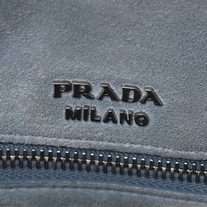 Prada Glace Calf Etiquette Flap Pomice Astrale 9 of 12