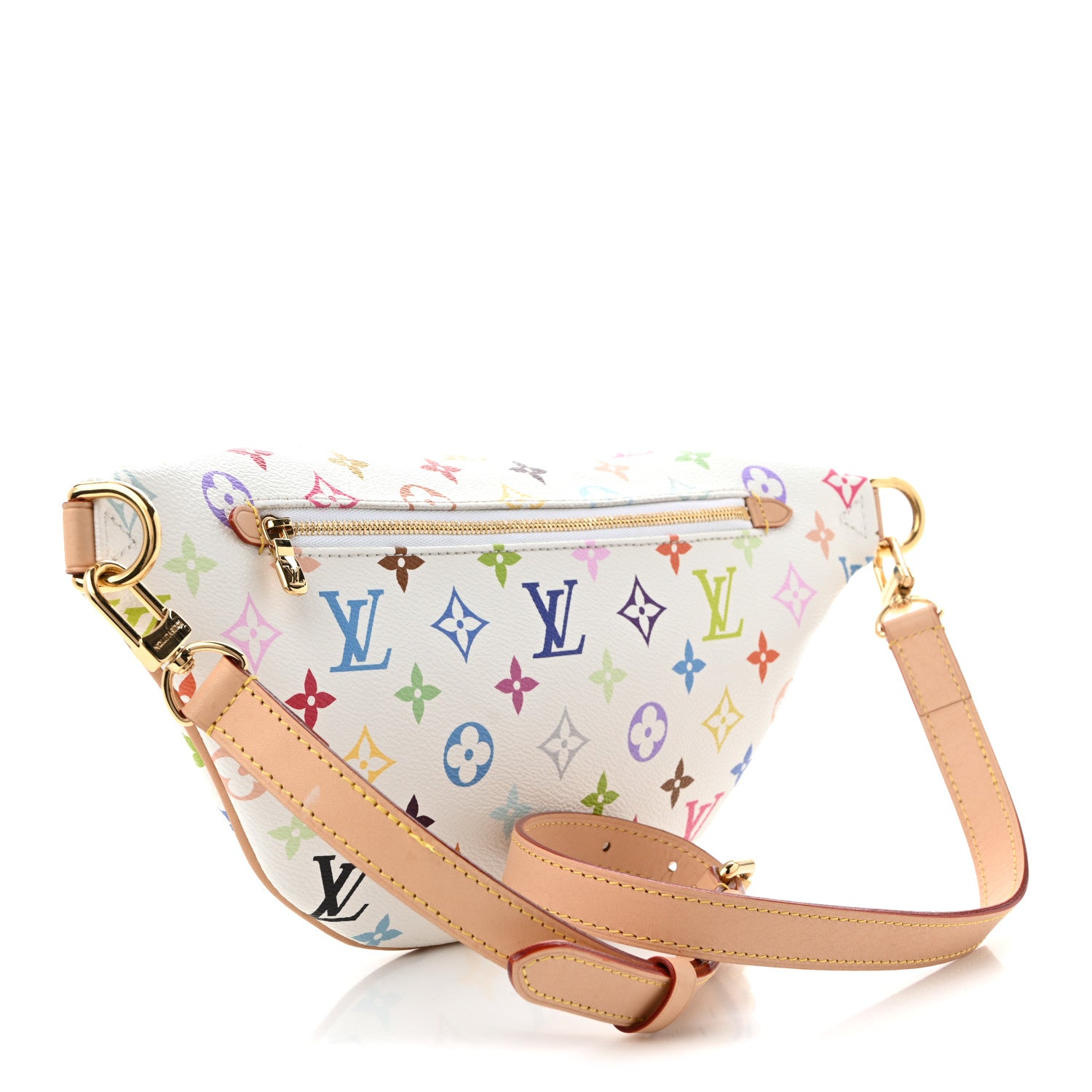 Louis Vuitton LV X TM Monogram Multicolor High Rise Bumbag White 3 of 10