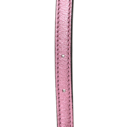 Saint Laurent Metallic Calfskin Matelasse Monogram Lou Camera Bag Vegas Pink 12 of 12