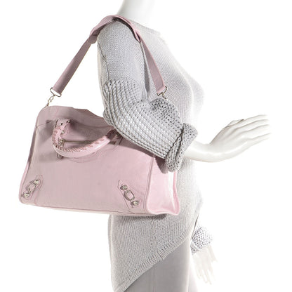 Balenciaga Agneau Giant 12 Silver Hardware City Rose Poudre Rose Petunia 2 of 14