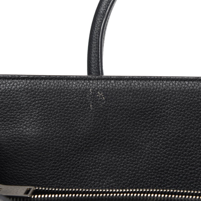 Saint Laurent Grained Calfskin Small Supple Sac De Jour Black 8 of 15