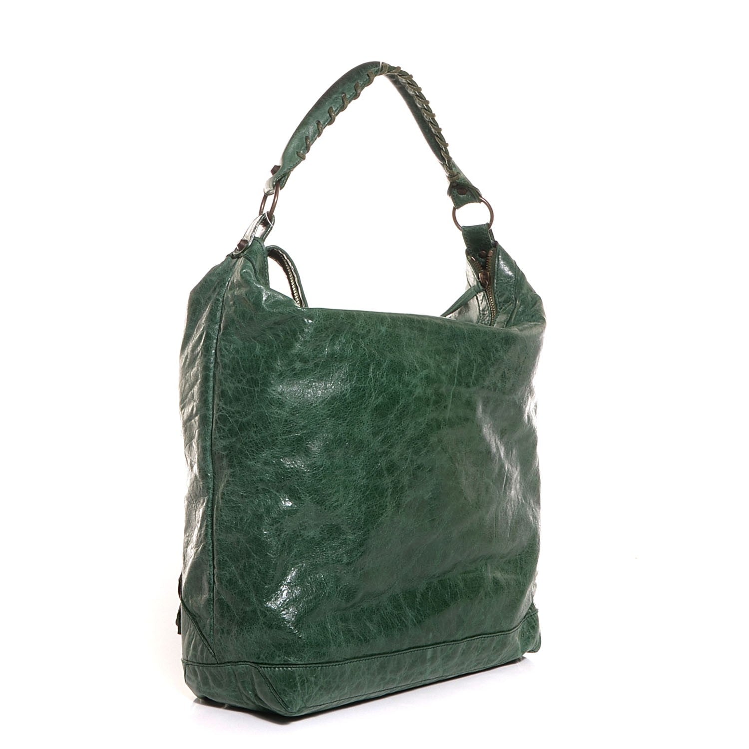 Balenciaga Chevre Classic Hardware Day Hobo Emeraude 3 of 11