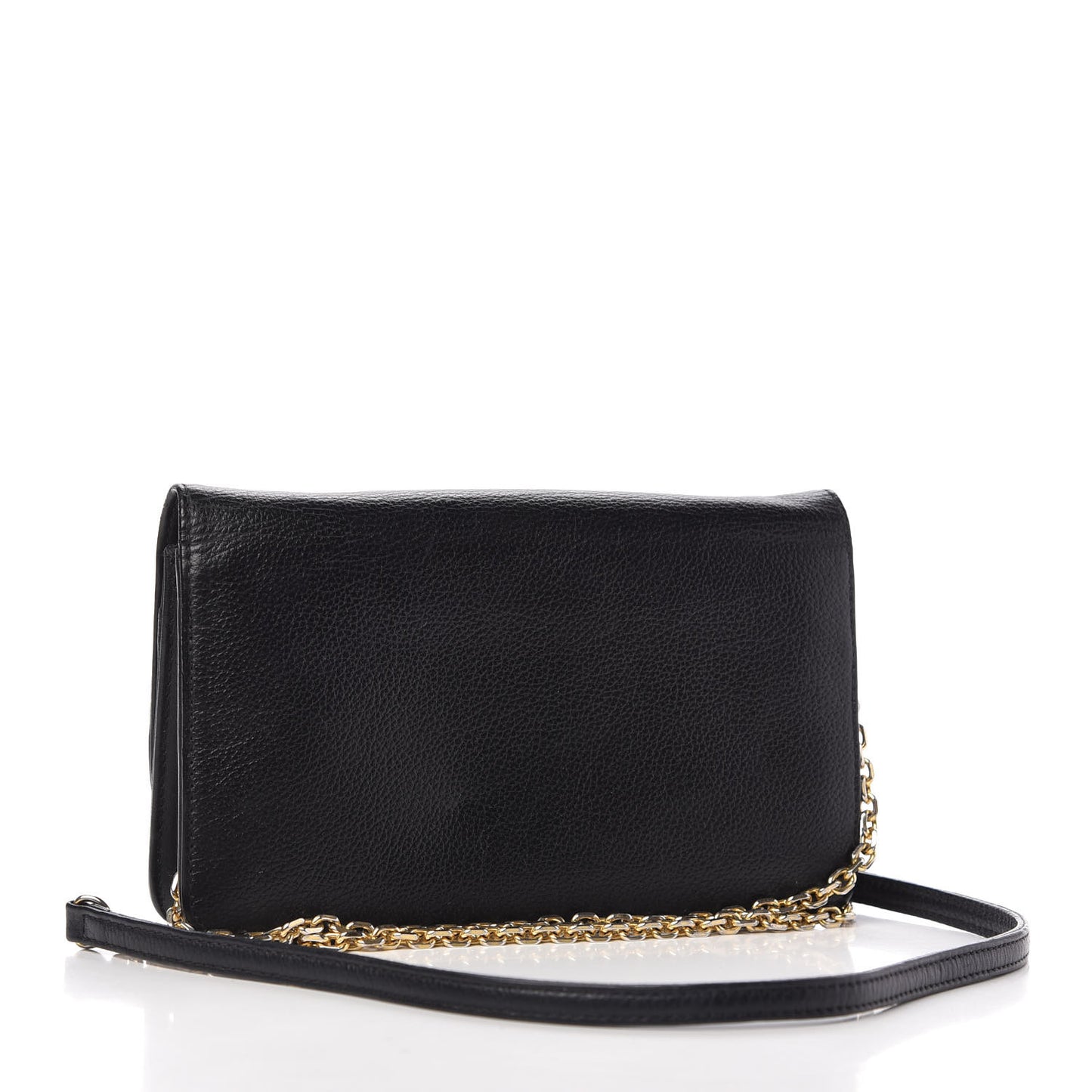 Calfskin Studded Shoulder Bag Black