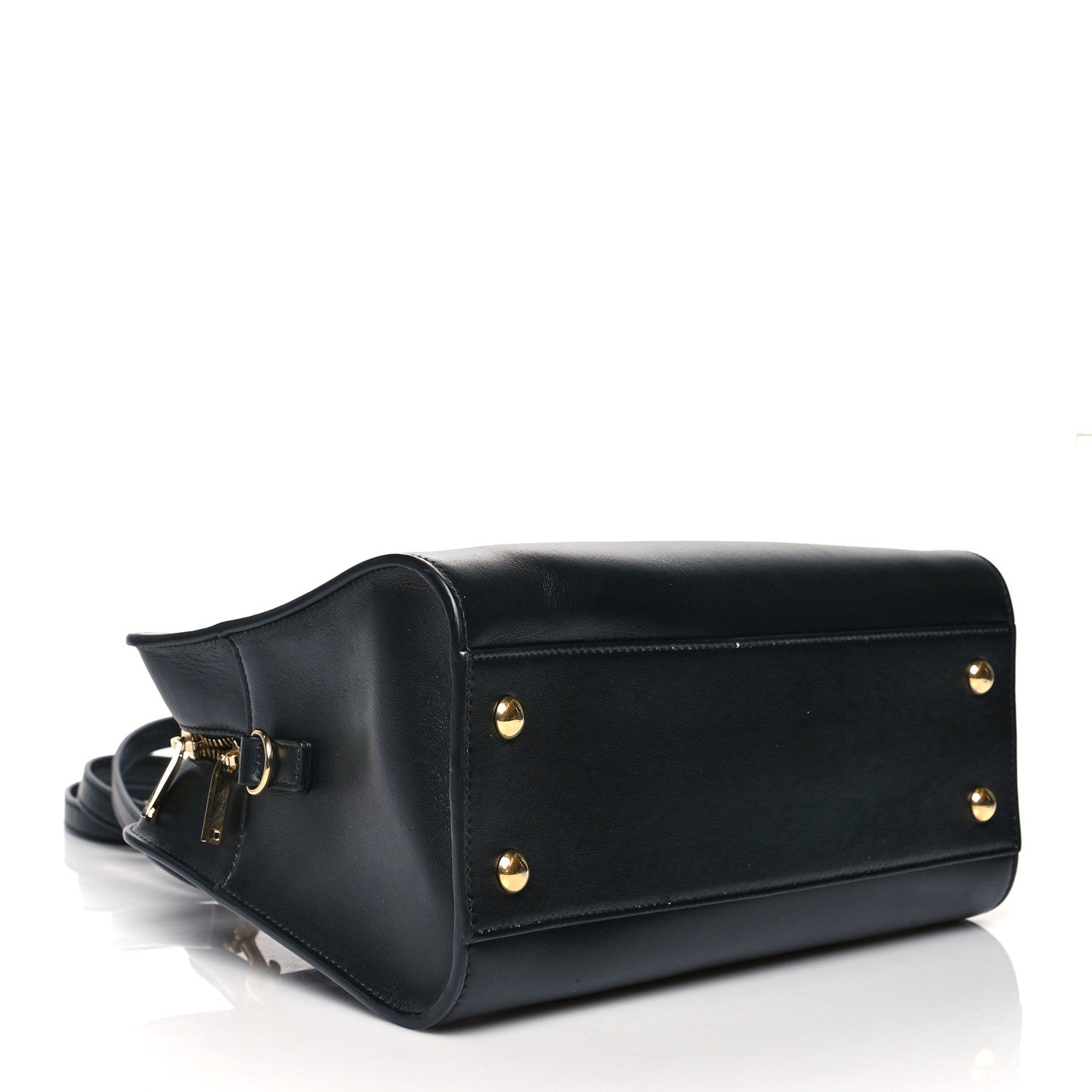 Saint Laurent Calfskin Monogram Baby Cabas Black 3 of 8
