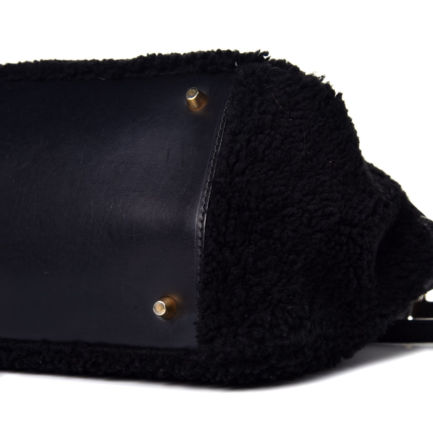 Prorsum Shearling Milverton Satchel Black