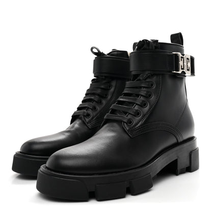 Givenchy Calfskin Combat Boots 36 Black 4 of 9