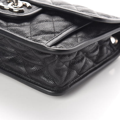 Chanel Caviar Quilted Mini French Riviera Flap Black 9 of 9