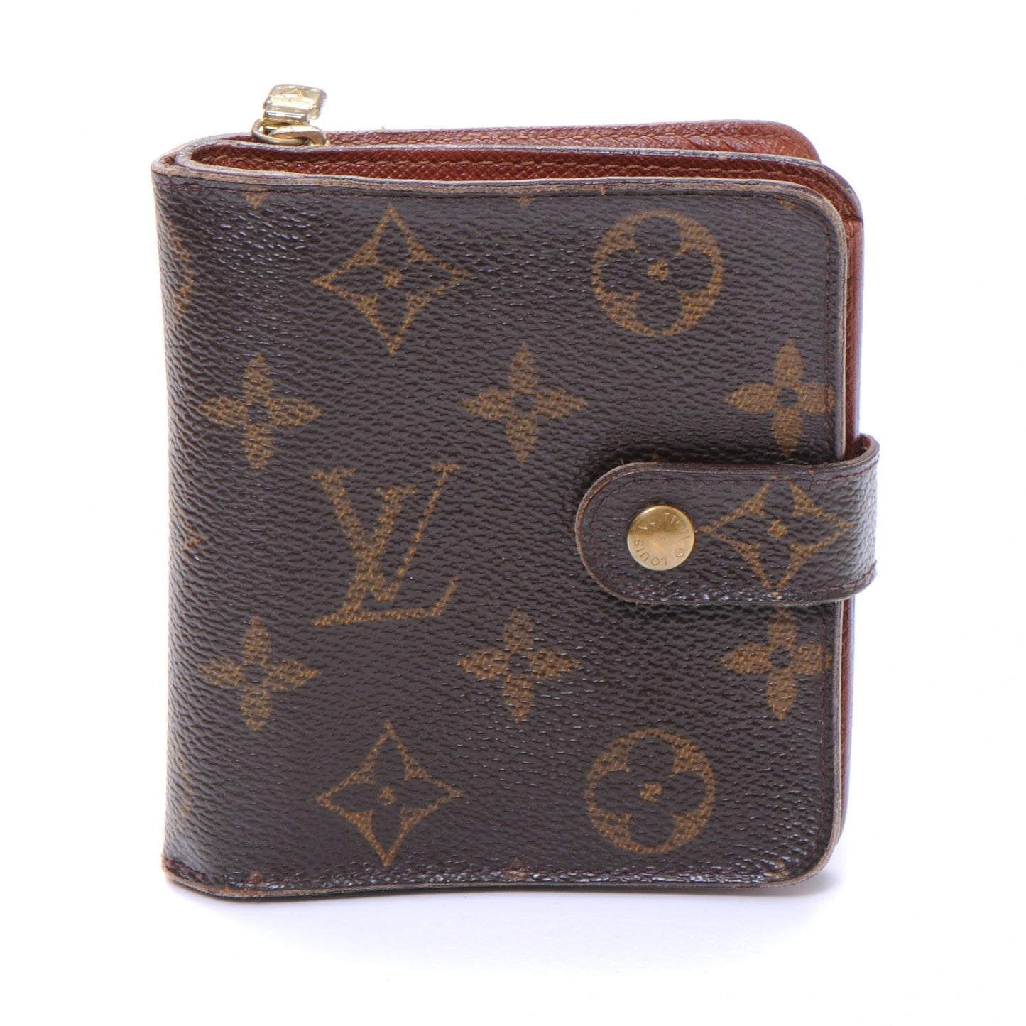 Monogram Compact Zippe Zipped Wallet