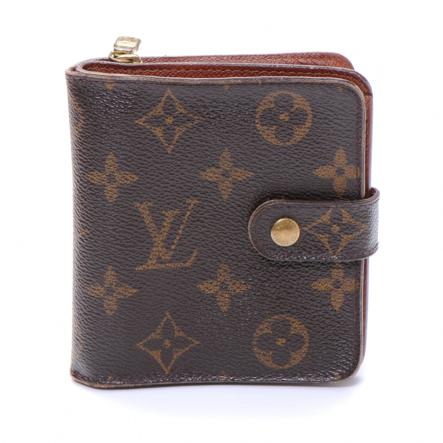 Louis Vuitton Monogram Compact Zippe Zipped Wallet 1 of 6