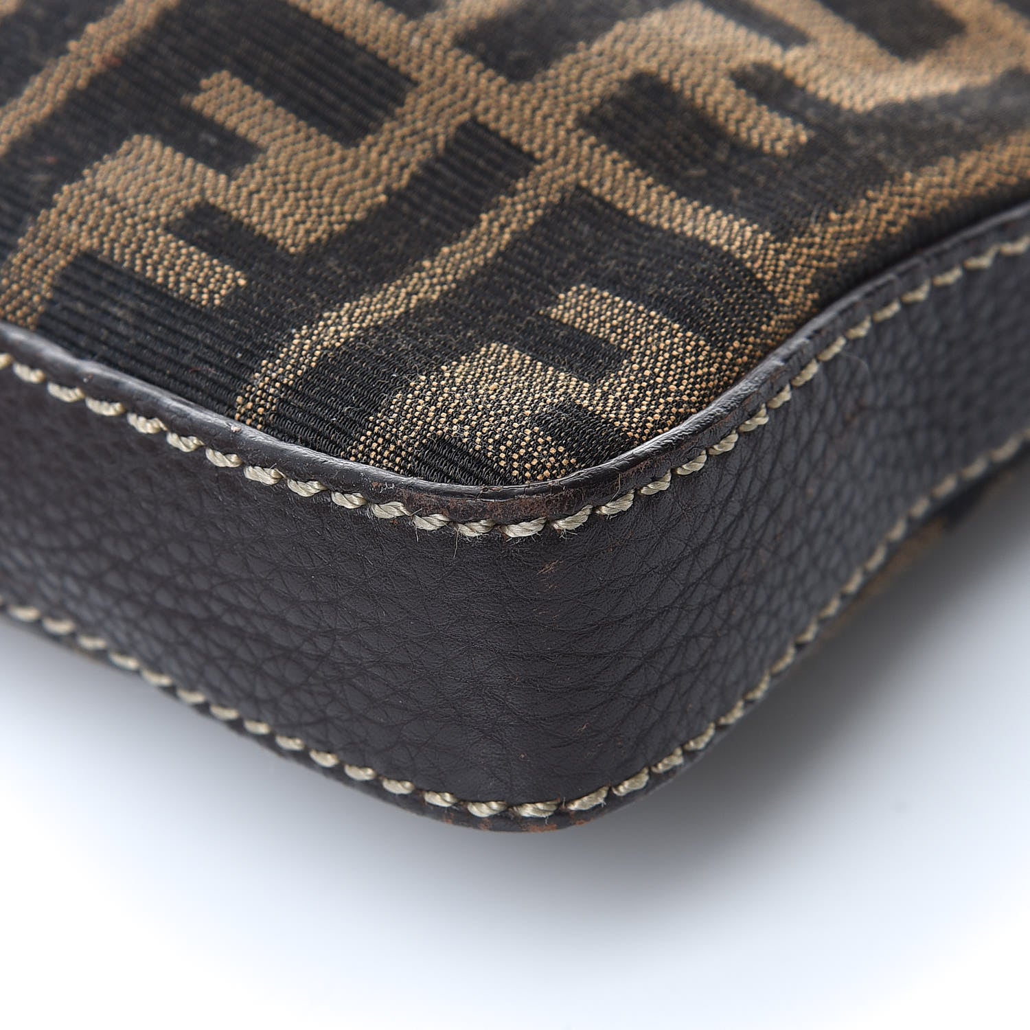 Fendi Zucca Cuoio Romano Selleria Messenger Tobacco Moro 10 of 12
