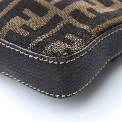 Fendi Zucca Cuoio Romano Selleria Messenger Tobacco Moro 10 of 12