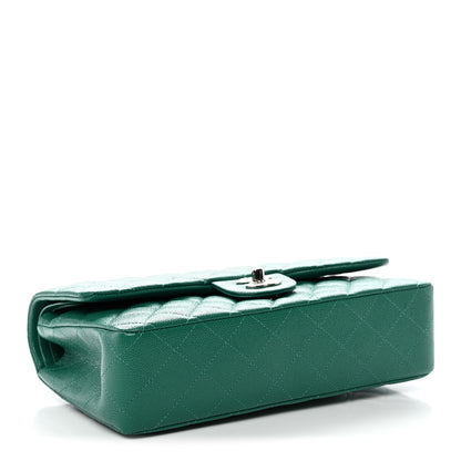 Chanel Caviar Quilted Medium Double Flap Green 4 of 11