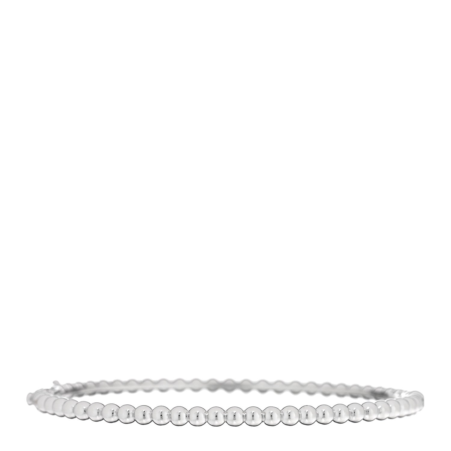Van Cleef & Arpels 18K White Gold Perlee Pearls of Gold Bracelet L 2 of 4