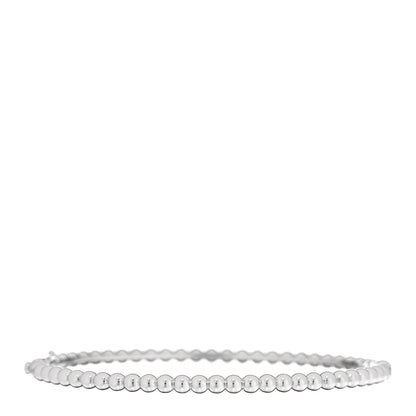 Van Cleef & Arpels 18K White Gold Perlee Pearls of Gold Bracelet L 2 of 4