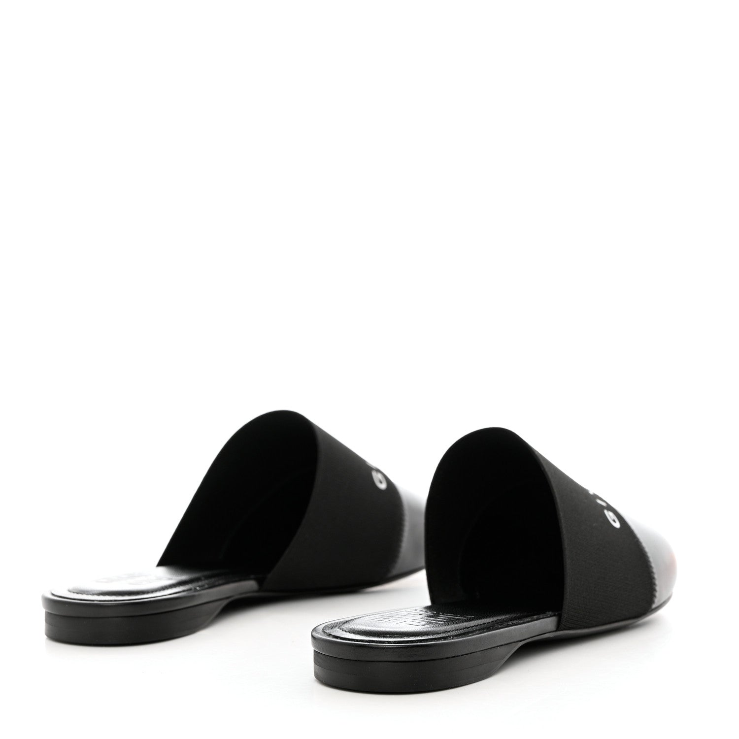 Givenchy Calfskin Bedford Logo Mule Slides 38 Black 4 of 9