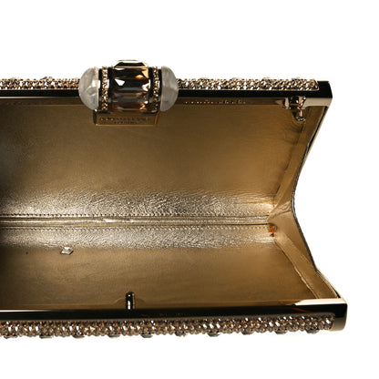 Judith Leiber Crystal Minaudiere Clutch Gold 3 of 8