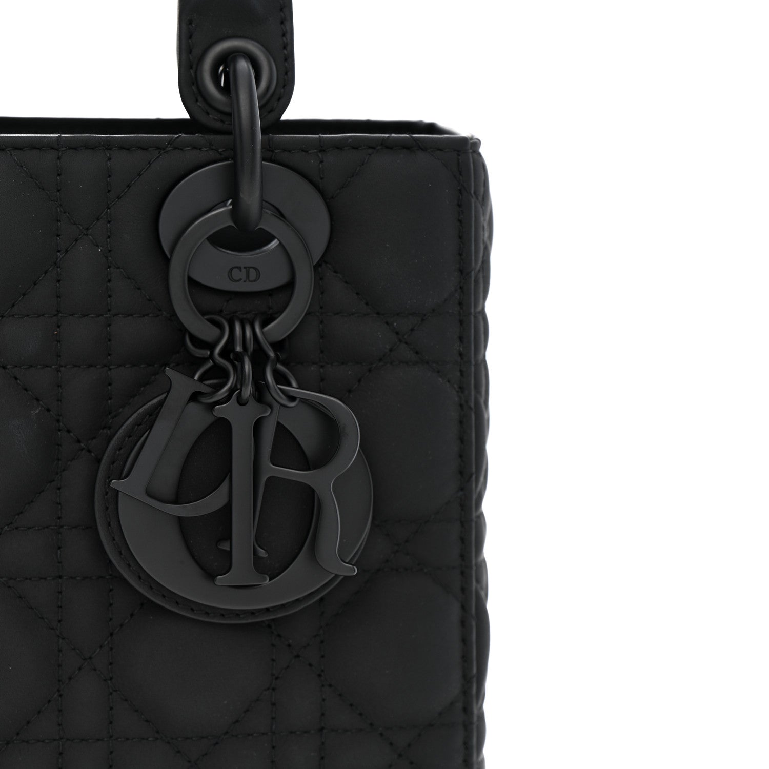 Christian Dior Ultra Matte Calfskin Cannage Small My ABCDior Lady Dior Black 7 of 11