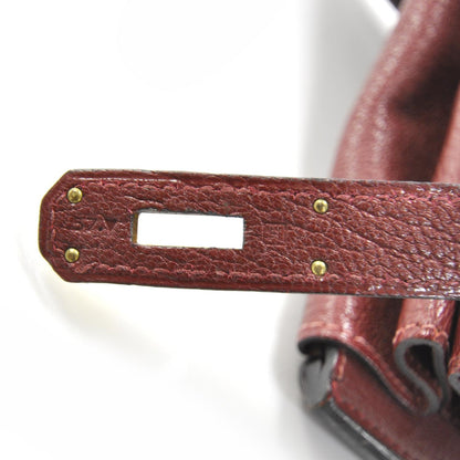 Hermes Chevre de Coromandel Birkin 35 Rouge H 9 of 9