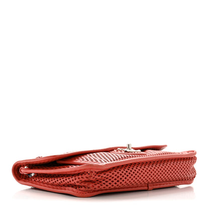 Chanel Perforated Calfskin Large Up In The Air Flap Red 4 of 14