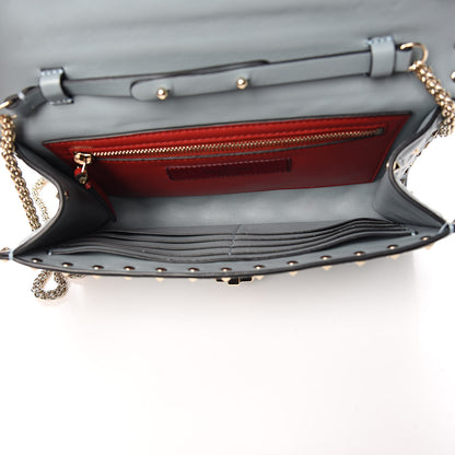 Valentino Garavani Nappa Rockstud Spike Wallet on Chain Nube 5 of 11