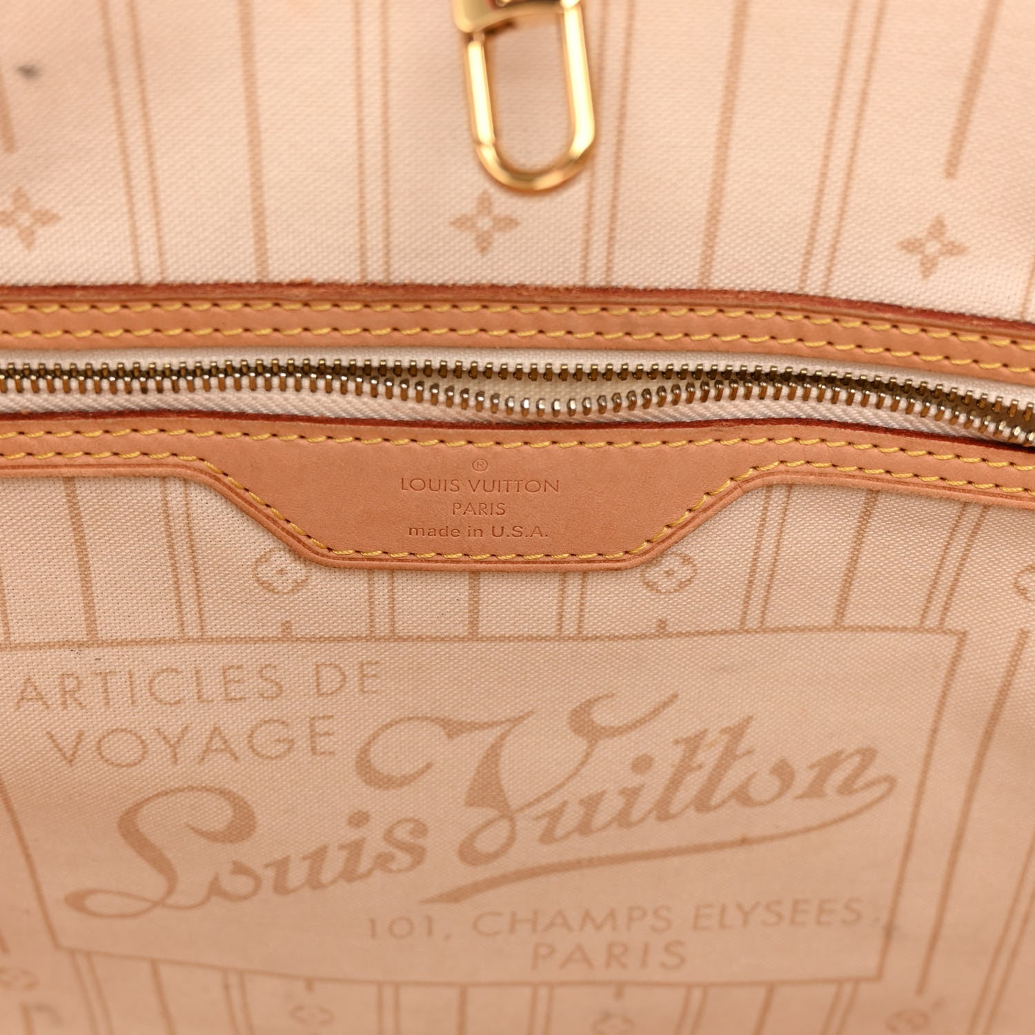 Louis Vuitton Damier Azur Neverfull MM 6 of 12