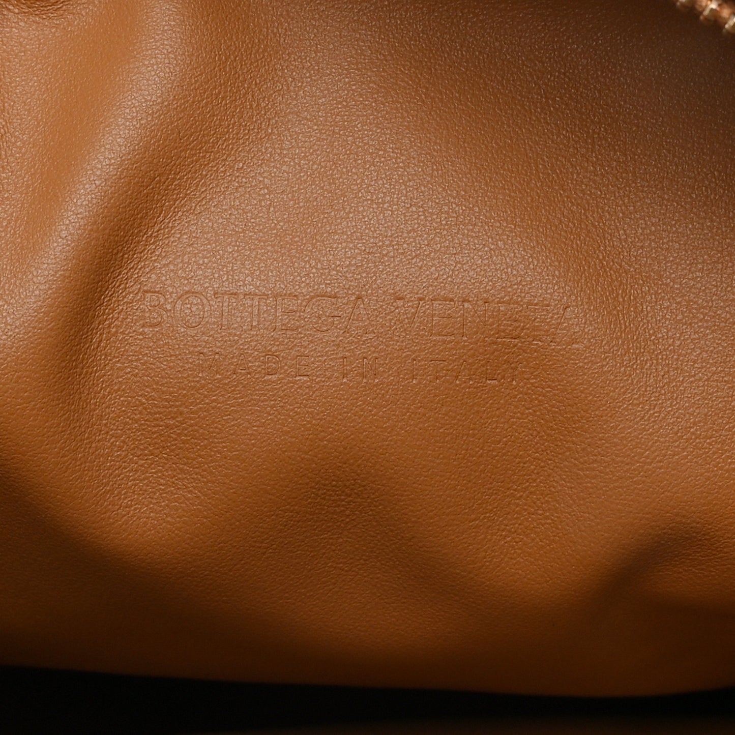 Nappa Intrecciato Teen Jodie Hobo Caramel