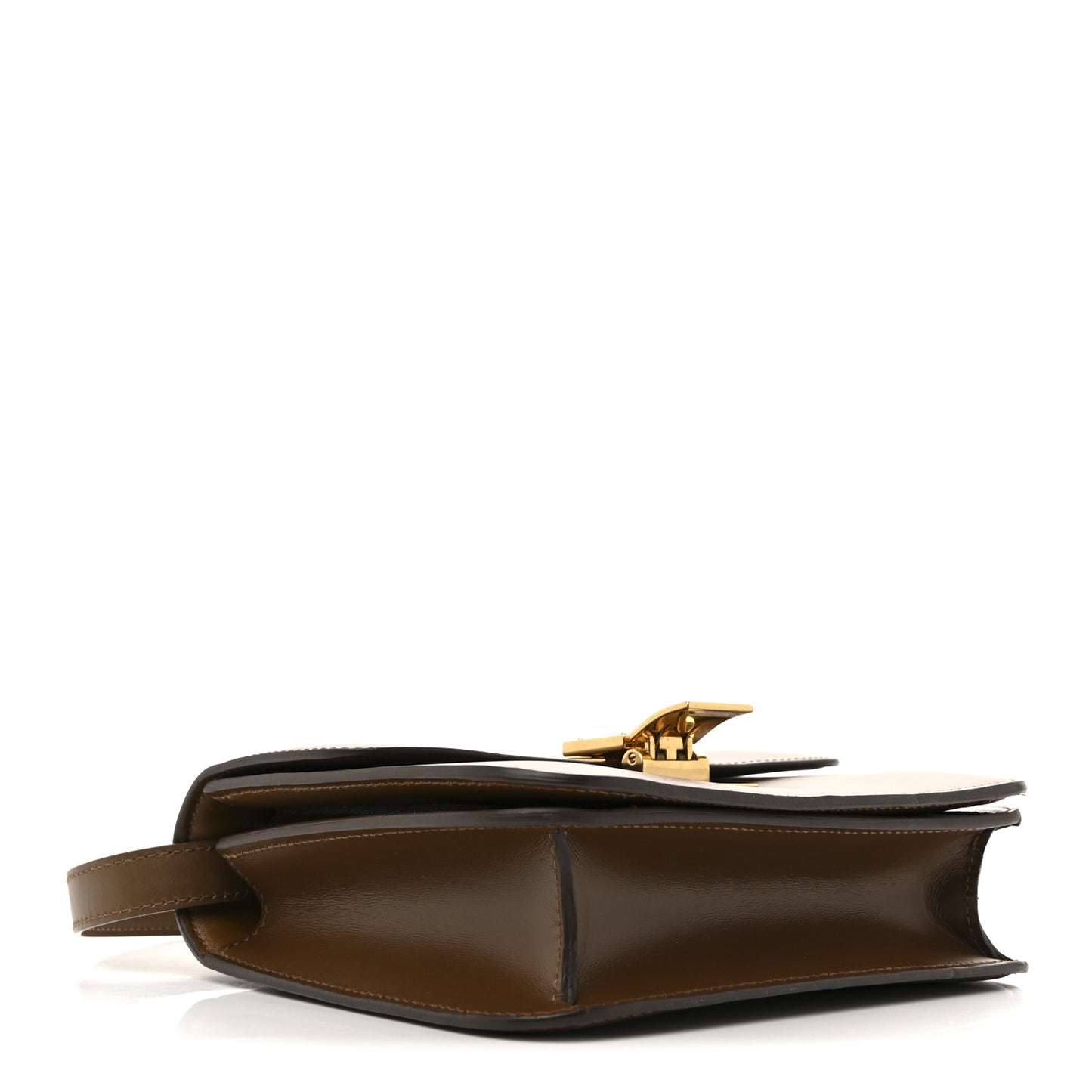 Box Calfskin Teen Classic Box Flap Bag Camel