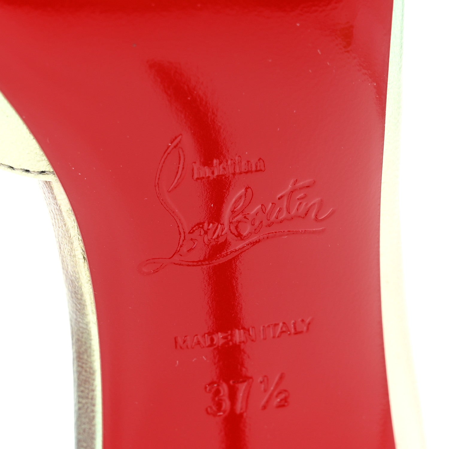 Christian Louboutin Iridescent Nappa Lam Licorne Iriza 100 Pumps 37.5 Multicolor 6 of 7