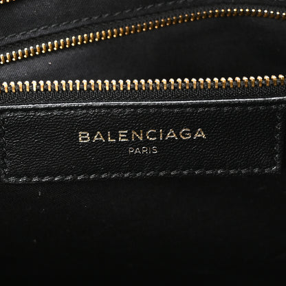 Balenciaga Chevre Gold Metallic Edge Hardware City Black 7 of 11