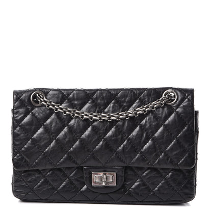 Chanel Aged Calfskin Quilted 2.55 Reissue 225 Flap Black 1 of 9