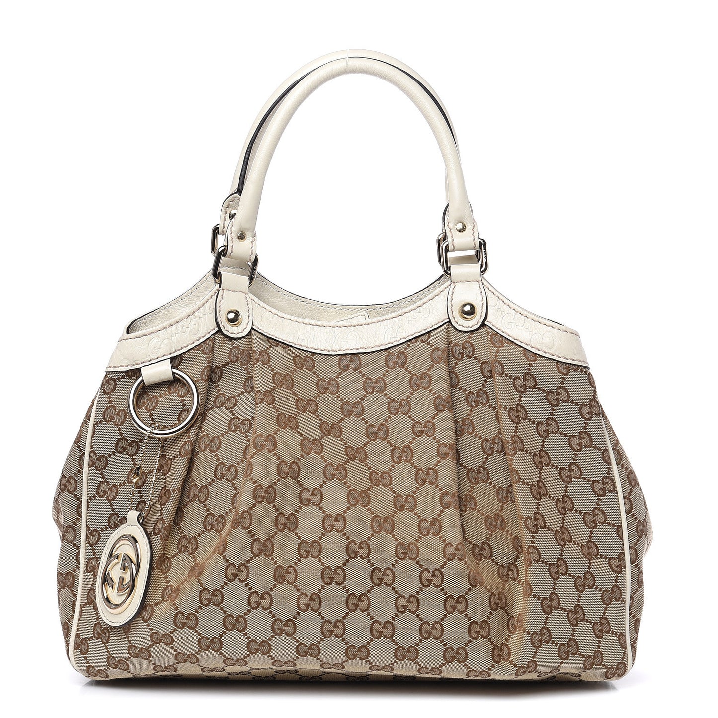 Monogram Medium Sukey Tote Off White