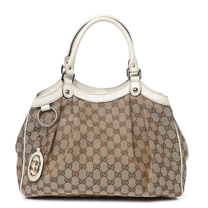 Gucci Monogram Medium Sukey Tote Off White 1 of 10