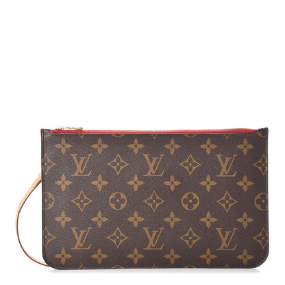 Louis Vuitton Monogram Neverfull MM GM Pochette Cherry 1 of 11