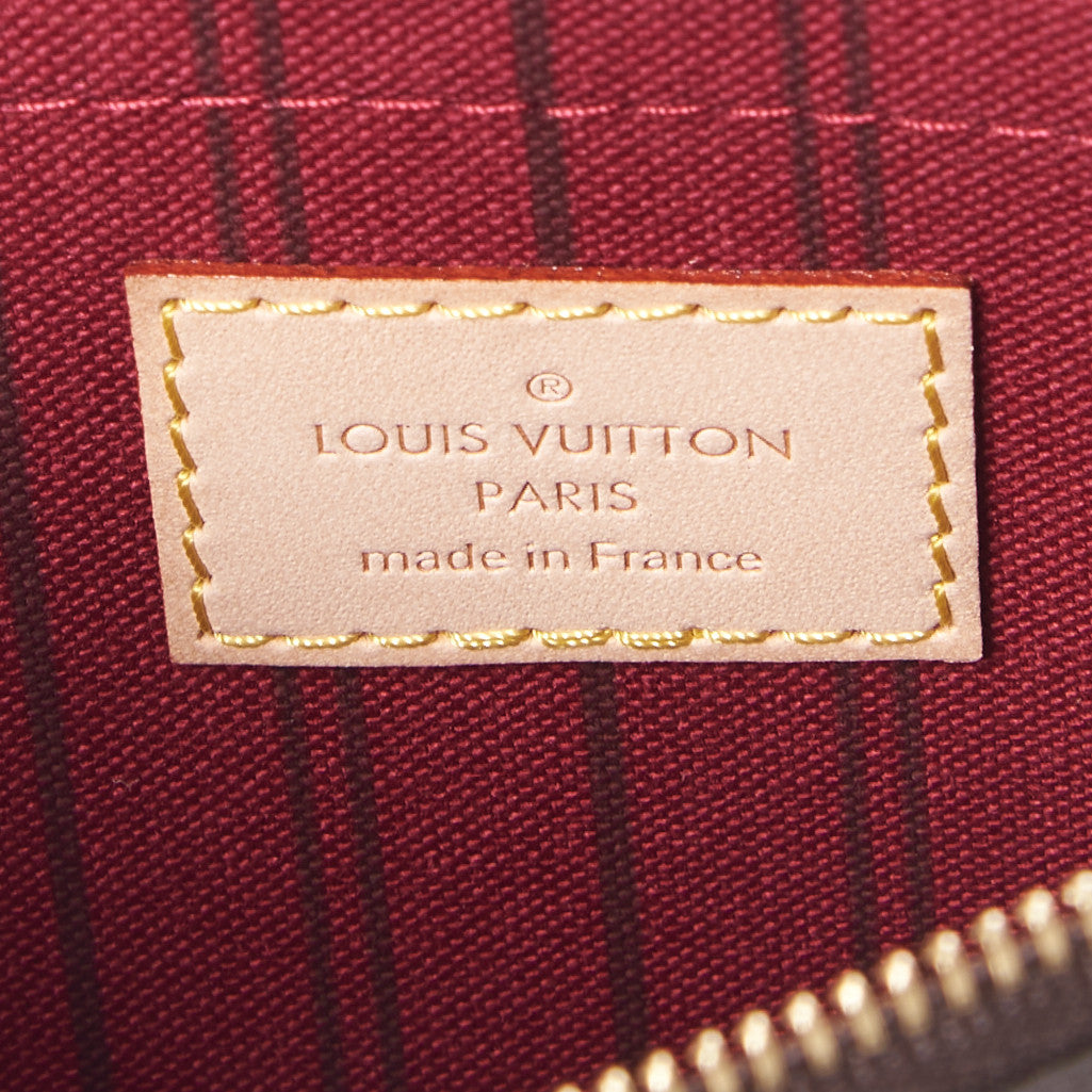 Louis Vuitton Monogram Neverfull MM GM Pochette Fuchsia 5 of 7