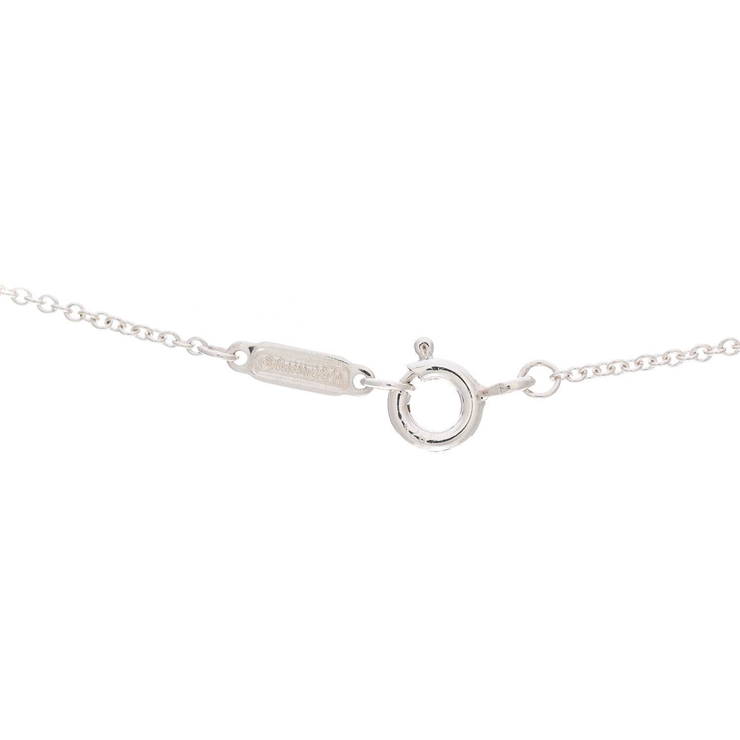 Tiffany Sterling Silver Prasiolite Sparklers Pendant Necklace 5 of 6