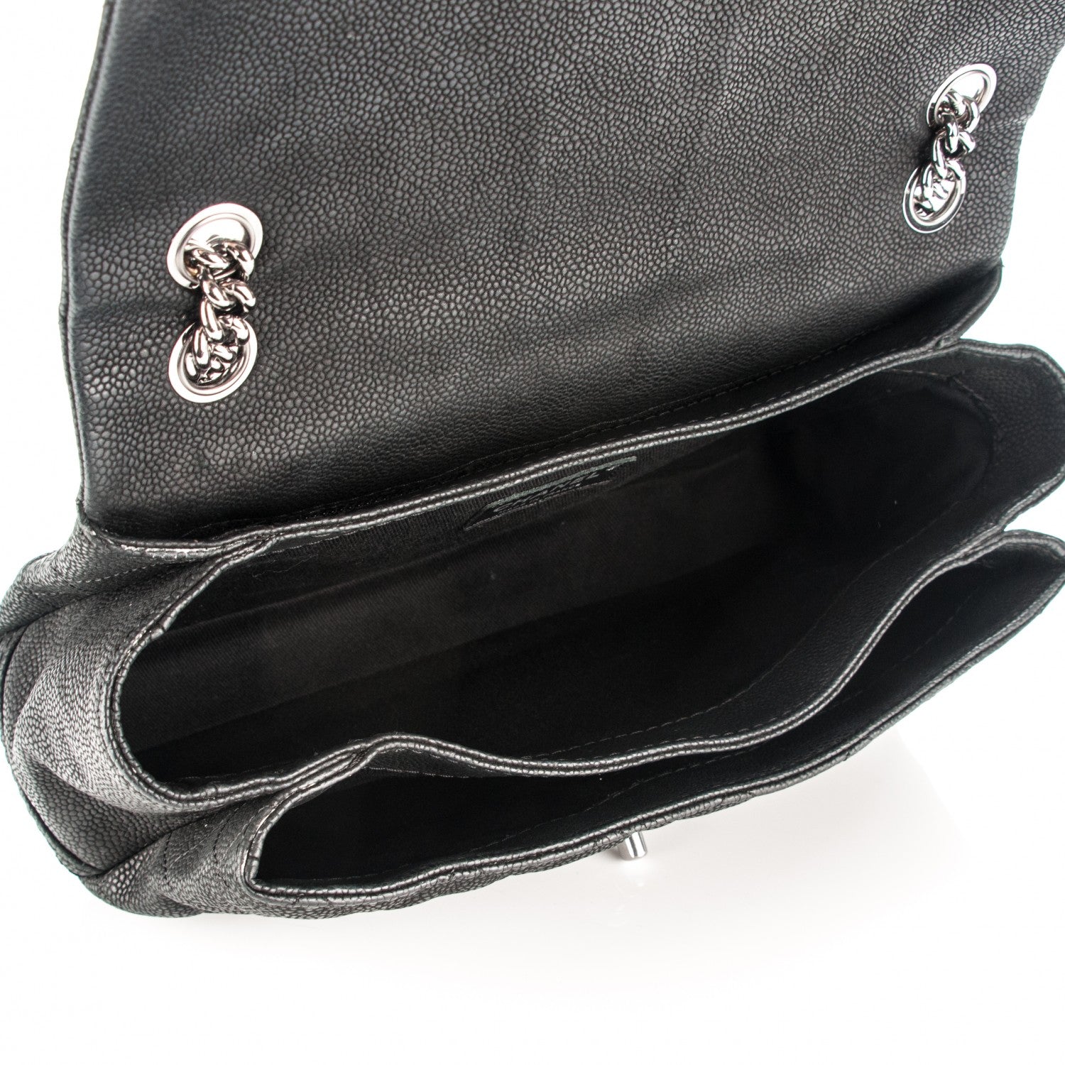 Chanel Caviar Quilted Medium Simply CC Flap Black 5 of 7